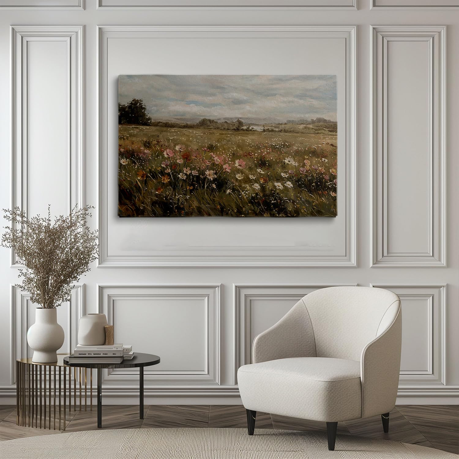 Amazon.com: Large Botanical Landscape Wall Art-Large Wild Flower